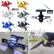 RSX150 Y16 MT15 NVX R15 R15ZR RS150 Y15ZR TAIL TIDY NUMBER PLATE HOLDER BRACKET WITH LED