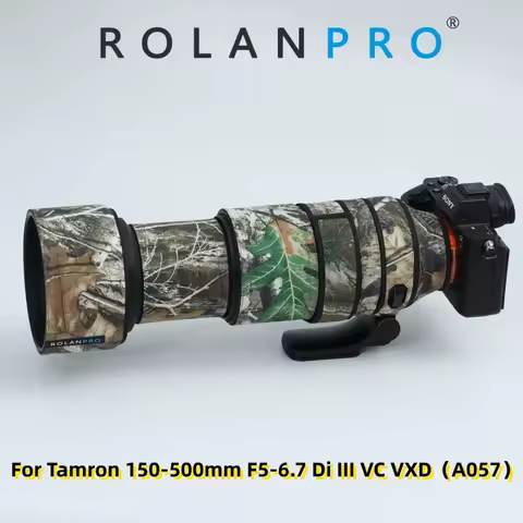 ROLANPRO Waterproof Lens Coat For Tamron 150-500mm f5-6.7 Di III VC VXD A057 lens Rain Cover Case Pr