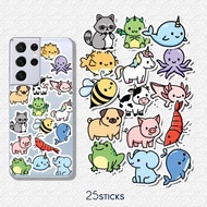 Terbaru CUTE ANIMAL Sticker Aesthetic HP Laptop