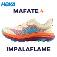 รองเท้าวิ่ง HOKA ONE ONE Mafate Speed 4 ImpalaFlame Size40-46 รองเท้าผ้าใบผู้ชาย รองเท้าผ้าใบผู้หญิง รองเท้าวิ่งชาย รองเท้าวิ่งผู้ชาย รองเท้าวิ่งผู้หญิง รองเท้าวิ่งหญิง รองเท้ากีฬา รองเท้าออกกำลังกาย ส่งฟรี เปลี่ยนไซส์ฟรี