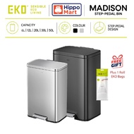 EKO | MADISON | 6L | 12L | 20L | 30L | 50L | Pedal Dustbin | Soft Closing | Indoor Dustbin