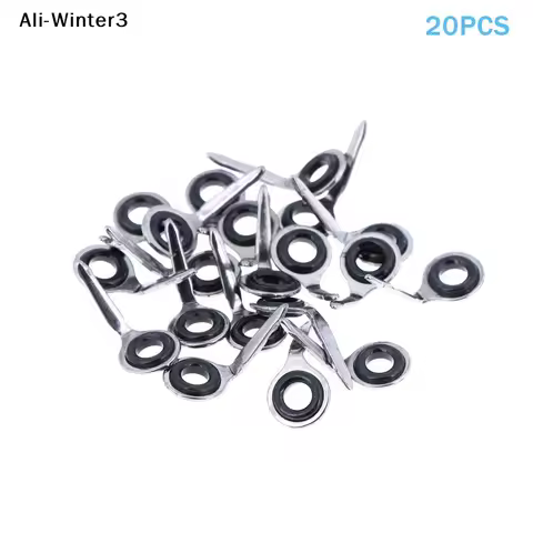 【R】20PCS MKG 1.0S 1.5S 2.0S 3.0S Miniature Guide Series Non Ceramic Ring Model Fishing Rod Repair Gu