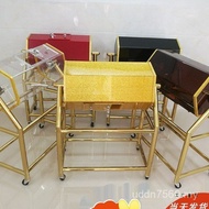 Program Black Red Box Acrylic Hand-Cranked Tea Box Transparent Lottery Roller Event Box Lottery Lott