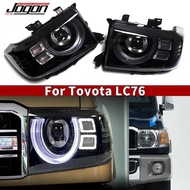 For Toyota Land Cruiser LC79 FJ79 Headlight Full LED Front Lamp Fog Day Light For Land Cruiser 70 Se