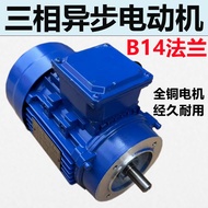 Aluminum Shell Motor B14 Small Flange YS7134 Three-Phase 4-Pole Vertical YS7124YS6324YS8034 National