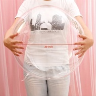 Round Bobo Balloon / Bobo Balloon clear size 20" / 20 inch