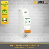 MCB SCHNEIDER DOMAE 1P 20A 6000A C ORIGINAL AND TRUSTED