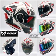 Helmet MHR GTZ Full Face Flip Up Double Visor FU935 Helmet FF935SV M L XL Visor Smoke Racing Design 