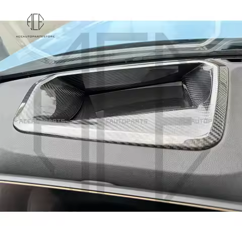 100% Dry Carbon Fiber For BMW 3 4 Series M2 M3 M4 G87 G80 G82 G83 G26 G42 Head Up Display Cover Inte