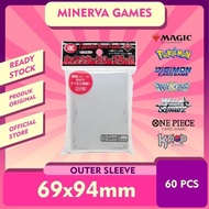 Novice KMC Character Outer Double Sleeve Guard Hard SILVER 69x94mm Pokemon/