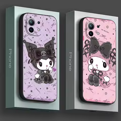 Cute Cartoon Melodys Kuromis Case For Poco X7 X8 M6 M7 M8 F6 F7 Pro Max For Xiaomi 17T PRO 11T 12T 1