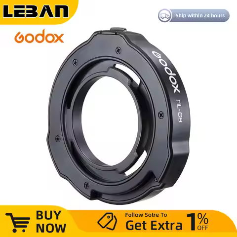 Godox ML-GB Bowens Adapter for ML100Bi & ML60IIBi ML60BI ML60 AD300PRO Godox to Bowens Mount Adapter