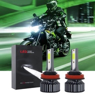 For Kawasaki Z750 Z800 Z900 - 2PC Bright 6000K LED Headlight Bulbs compatible