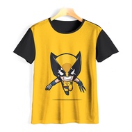 SAGA Superhero Kids T-Shirt 3D Cartoon ShirtWolverine 05Cd009 For Ages 1-12 Years - BandungSAGA