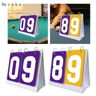 [Cuticate1] Multi-Sport Scoreboard, 2-Digit Scoreboard, Flip-Up Scoreboard for Badminton,