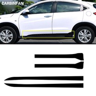 Car Styling Carbon Fiber Decal Car Side Skirt Sticker Automobiles Accessories Fit For HONDA HR-V HRV VEZEL 2015 - 2018