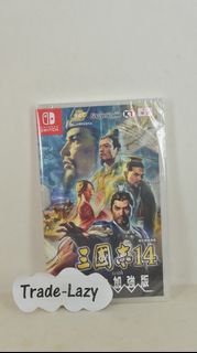 (全新) NS Switch 三國志14 with 威力加強版 (行版, 中文版) - 三國誌 真三國無雙 電影迷必玩