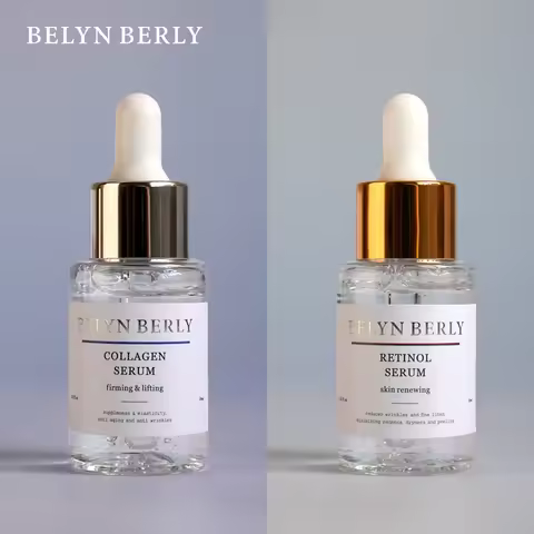 BELYN BERLY Retinol Serum + Collagen Face Serum 2PCS/Lot Moisturizing Retinol Facial Serum 30mL Skin