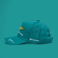 Aston Martin F1 Racing Alonso baseball hat cap torquise topi