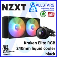 (ALLSTARS : We are Back / DIY PROMO) NZXT Kraken ELITE RGB 240 (LCD, Black)(RL-KR24E-B1)