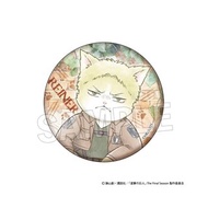 進擊的巨人 調查兵團喵 圓形徽章 萊納