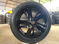แม็กโตโยต้า ขอบ17 สีอบpowder coat พร้อมยางโยโกฮาม่า 215 55 17 ปี21 ใส่ revo vigo camry innova อื่นๆ 