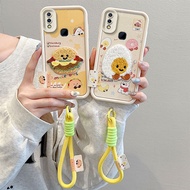 Casing Vivo Y85 Casing Vivo Y89 Casing Vivo V9 Casing Compatible with embroidery Leather Pattern Cut