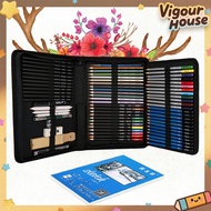 71PCS/Set Sketch Drawing Art Pencils Professional Eraser Kit Pencil Sketch Pencil Set Charcoal Penci