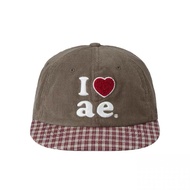 A aeae Trendy Fashion Casual Color Matching Plaid Letter Sunshade Baseball Cap Peaked Cap
