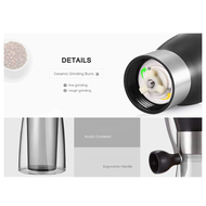 【AiBi Home】-1 PCS Manual Coffee Grinder Stainless Steel Handle Adjustable Ceramic Burr Assembly for Travel