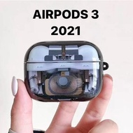 Airpods3 2021 MECHANICAL MACHINE TRANSPARENT SILICONE CASE Airpods3