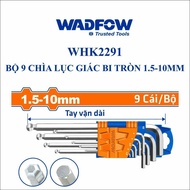 WHK2291 Bộ 9 chìa lục giác bi tròn 1.5- 10mm WADFOW