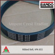 Bando P/S Belt 4PK855 Hyundai Elantra 2.0L 2003-2007 G4GC 4PK-855
