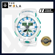 (2 Years Warranty) Casio G-Shock Men's Analog Digital Watch GA-500WG-7A White Resin Band Sports Watc