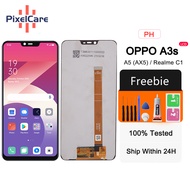 PixelCare Original LCD Compatible For OPPO A3s A5 (AX5) Realme C1 Realme 2 LCD Screen Display Touch 