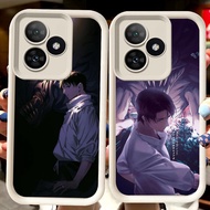 H76 PURE Love God of War White Casing for Realme C51 C61 C33 C63 Note 60 C55 C53 GT 6 C31 Narzo 50A 