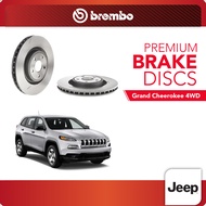BREMBO Front Discs (2pcs) - Compatible with Jeep Grand Cheerokee 4WD 6.4'19