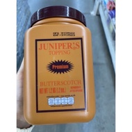 บัตเตอร์ สกอต ท๊อปปิ้ง 1.2 Kg. Juniper’s Topping Butter Scotch ใช้ราดบนไอศกรีม ขนมปัง ขนมเค้ก หรือทำ