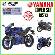 R15 V3-FF Cover set Caver Coverset Kaver Body Kover Black Blue Biru Hitam Monster BK6-F0000-10-P0 10