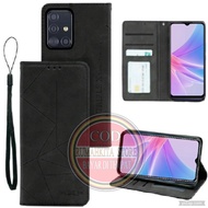 HP Case FLIP MOTIF MAXNET LEATHER CASE SAMSUNG A51 - CASING Wallet-FLIP COVER LEATHER-Phone COVER