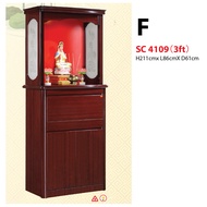 ALTAR TABLE / PRAYER CABINET WITH TOP / 神台/ BUDDHA TABLE / PRAYER TABLE /ALTAR CABINET/FENGSHUI ALTA