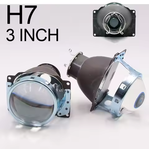 3 inch Projector Lens H7 For Hella 3R G5 Headlights Retrofit Kit Single Xenon Low Beam Auto Lamp H7 