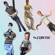 30cm New CORTI,S Abstract Style K-POP Idol Dolls, Including Ahn -Ho, Mati, Yan Cheng-Xuan, Zhao Yu-F