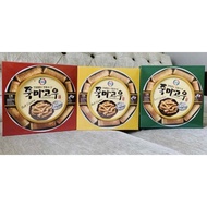 JOONGMA-GO COOKIE ROLL CAKE BOX 365G COCONUT/BLACK SESAME/SEAweed/Korean CINNAMON ROLL