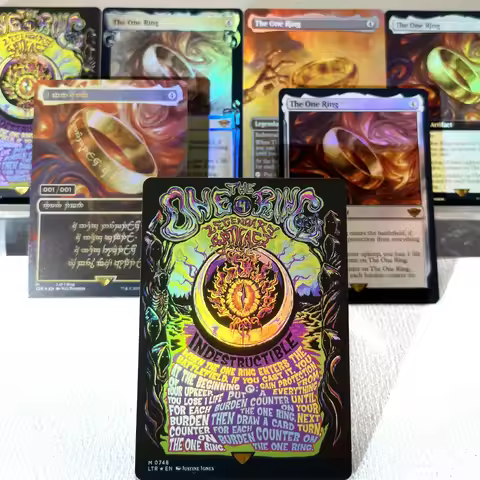 LTR LTC FOIL3/001 Tcg The One Ring Proxy Cards Dawn of a New Age Orcish Bowmasters Shadow of the Ene