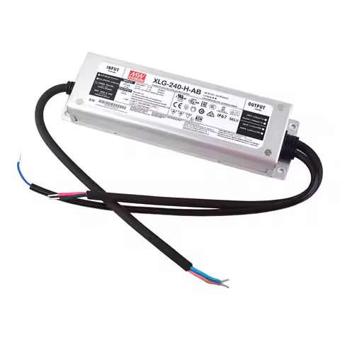 MEANWELL XLG-240-H-AB 240W 4900mA 27-56V Constant Power LED Driver Switching Power Supply For 2pcs Q
