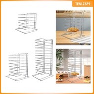 [tenlzsp9] Pizza Rack, Cooling Rack, Storage Rack for Kitchen Organization And Events