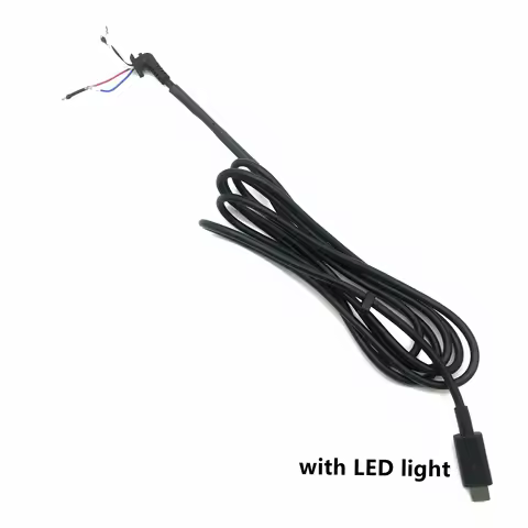 USB Type C Charging Cable DC Jack Plug Power Adapter Cable For Dell Laptop 45w 65w Adapter USB C Pow