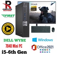 Dell WYSE 7040 Mini Desktop, Intel Core i5-6500 (6th Gen)  Refurbished