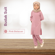 Premium Wear, Baju Kurung, Budak Karta Suit Muslima Perempuan Suit Set - HARGA BORONG